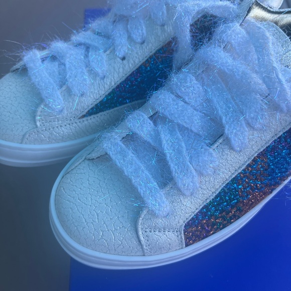 P448 Sneaker new NEWin BOX 37 plaid metallic - Picture 10 of 16